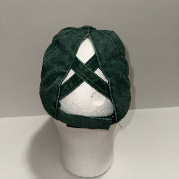 Distressed Sun Hat Wide Brim Adjustable Trucker - Picture 3 of 5